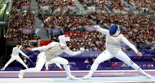 سلاح الشيش.. منتخب مصر للسيدات يخسر من إيطاليا في أولمبياد باريس 2024